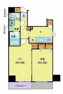 ディアレイシャス高井戸【7階】の間取り