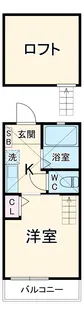 G・Aヒルズ妙蓮寺B棟【2階】の間取り