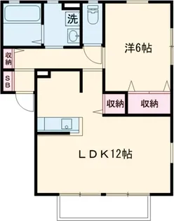 Rosa A棟【2階】の間取り
