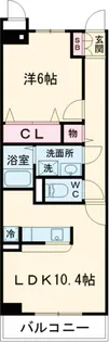 ライラックⅠ【306号室】の間取り