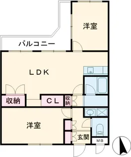 エマーレ南大泉Sud【2階】の間取り