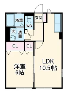 グレイスA【2階】の間取り
