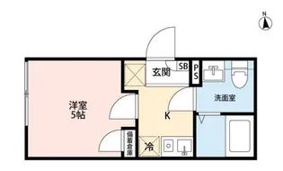 CIEL KAMIKITAZAWA【1階】の間取り