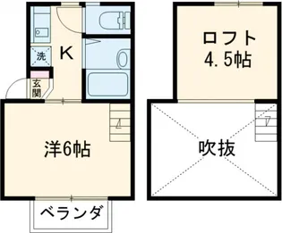 タウンカテッジ瑞江【2階】の間取り