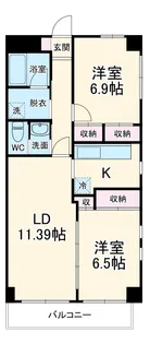 ChaRLesⅡ【403号室】の間取り