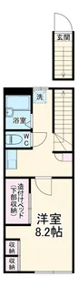 レオパレスアドバンス シティ【210号室】の間取り