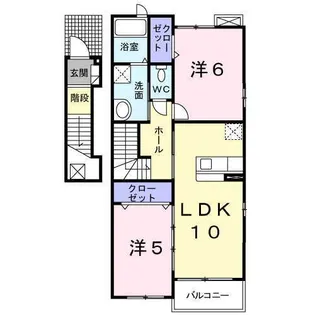 ベルブラウニー【2階】の間取り