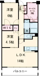 エコタワーバオバブ【2階】の間取り