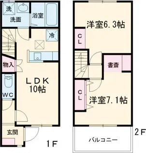 Luana Mahalo Ⅱ【1階】の間取り