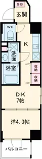CREATIF秋葉原【12階】の間取り