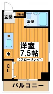 カーサアスラード【3階】の間取り