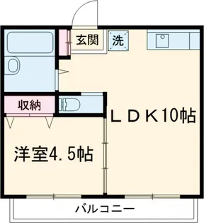 ムサシハイム【1階】の間取り