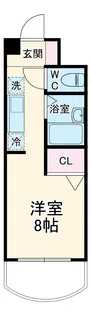 メゾンシルク【201号室】の間取り