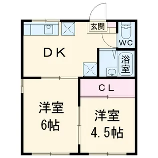 マインド北野【02020号室】の間取り
