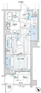 ゼファー明大前クローチェ【1階】の間取り