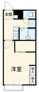 レオパレスサンフォレストⅡ【2階】の間取り
