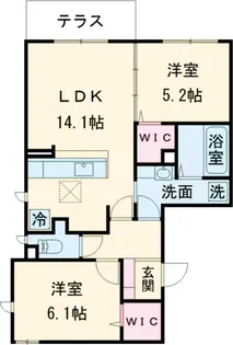ベリエ【1階】の間取り