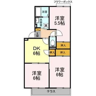 大崎台グリーンタウン8【1階】の間取り