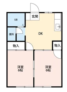 協和コーポ【1階】の間取り