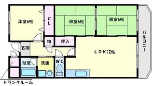 あーばんおくき【3階】の間取り