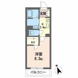 ブルーシャインMJ【1階】の間取り