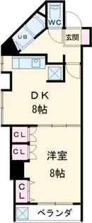 サンシャトーノダ【3階】の間取り