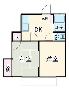 浜竹ユーホーム【2階】の間取り