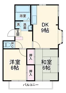 フレグランス金明 Ⅱ【2階】の間取り