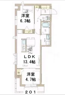 KEENA【2階】の間取り