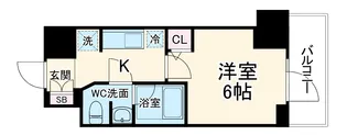 S-RESIDENCE松戸Licht(リヒト)【6階】の間取り