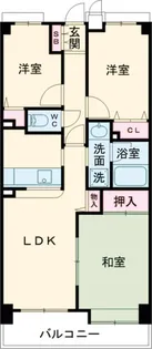 ライオンズガーデン新小岩【8階】の間取り