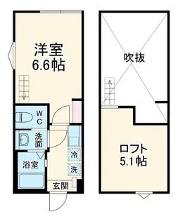 グローブテラス金沢文庫【205号室】の間取り