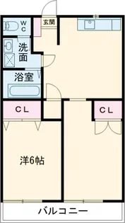 ラ・セゾン古川【4階】の間取り