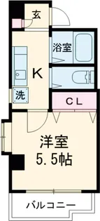 国立の杜【3A号室】の間取り