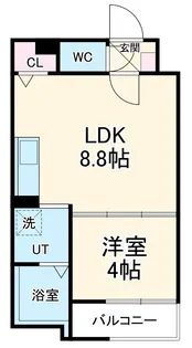LIX大和田駅前【1階】の間取り