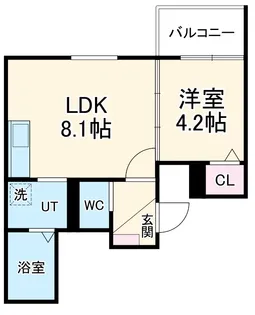LIX大和田駅前【1階】の間取り