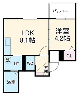 LIX大和田駅前【2階】の間取り