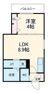 LIX大和田駅前【2階】の間取り