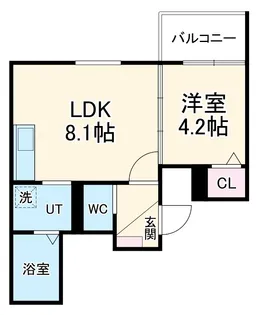 LIX大和田駅前【3階】の間取り