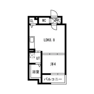 LIX大和田駅前【4階】の間取り