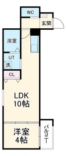 LIX大和田駅前【4階】の間取り