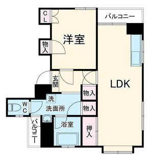 メゾンホウコ【4階】の間取り