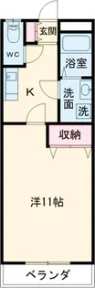 グリーンハイツタカハシⅡ【105号室】の間取り