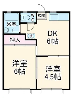 コーポ東海岸【103号室】の間取り