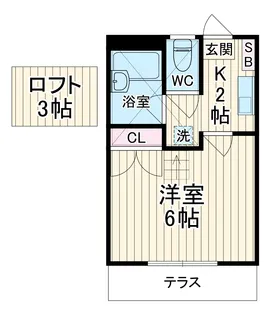 アイランドB【2階】の間取り