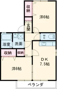 ベルテ小山【2階】の間取り