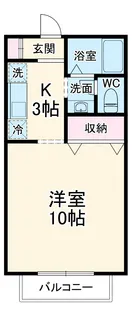 ビーワンハイツ【1階】の間取り