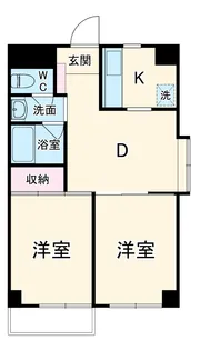 ランデン宮前【3階】の間取り