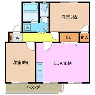 セレーノ C【2階】の間取り