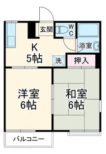 カーサマローネB【202号室】の間取り